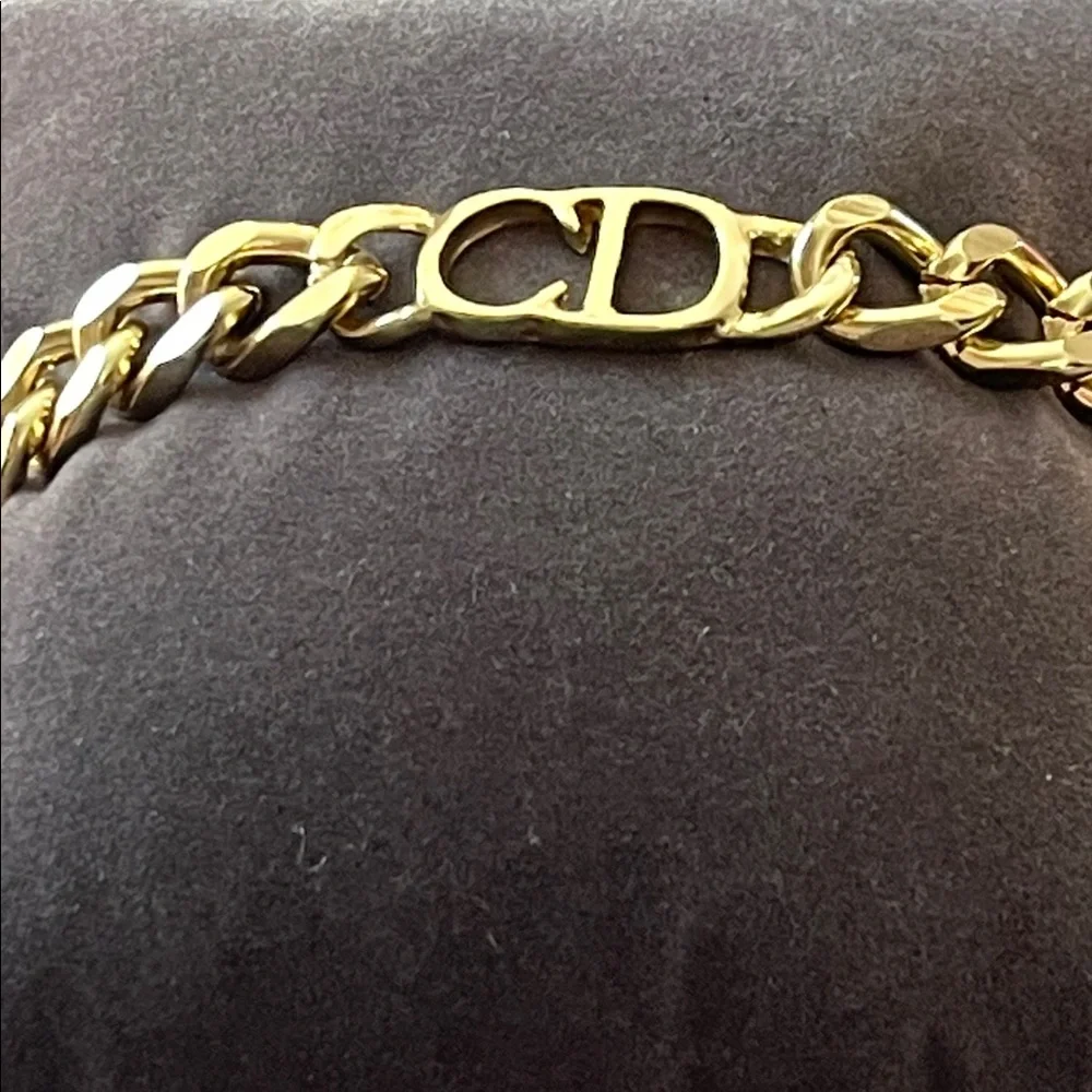 Authentic Christian Dior Gold Chain Bracelet!!! - Picture 7 of 14